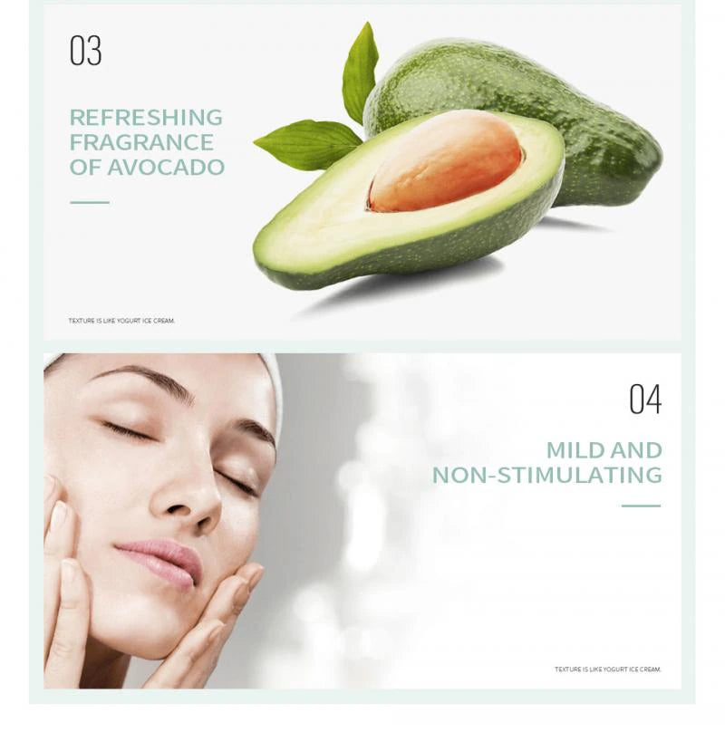 LAIKOU Avocado Day Creams Moisturizers Deep Hydration Face Cream Anti-Aging anti Wrinkles Lifting Facial Firming Skin Care TSLM2