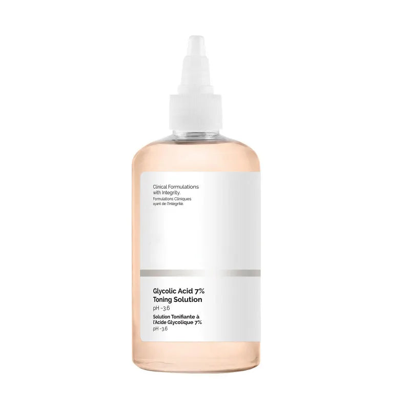 Professional Title: "240ML Glycolic Acid 7% Toning Solution for Textural Irregularities and Lackluster Skin Tone"